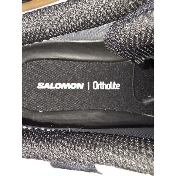 Salomon Speedcross GTX Trail Shoes Mens 10 Sharkskin Black Lemon 475692 NIB - Picture 11 of 16